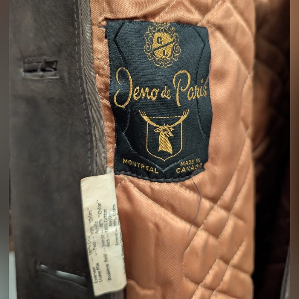 Vintage 1970s Jeno de Paris Fur-Trim Coat - Picture 7 of 9